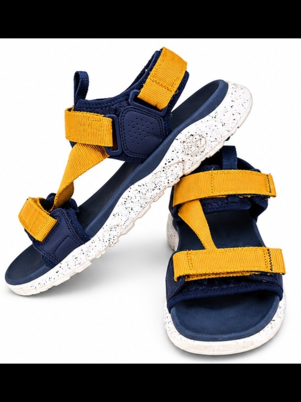 Timberland Navy and Yellow Men's Outdoor Sport Sandals